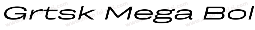 Grtsk Mega Bold字体转换